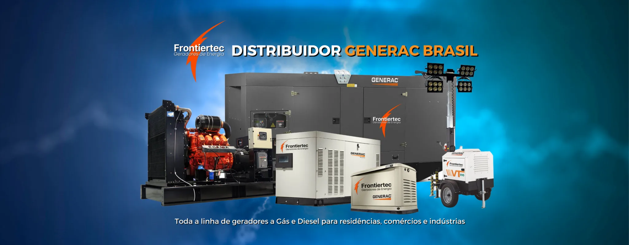 GRUPO GERADORES GERADORES A GÁS GERADORES A DIESEL PEÇA DE GERADORES DEEP SEA CONTATOR ABB GENERAC STEMAC 7 ENERGIA FRONTIERTEC